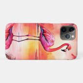 Levendig Tropisch Flamingo Glow Design Case-Mate iPhone Case (Achterkant (horizontaal))
