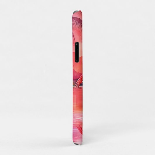 Levendig Tropisch Flamingo Glow Design Case-Mate iPhone Case (Achterkant/rechts)