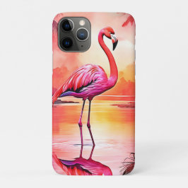 Levendig Tropisch Flamingo Glow Design Case-Mate iPhone Case