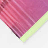 Levendig Tropisch Flamingo Glow Design Fleece Deken (Hoek)