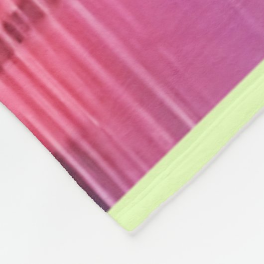 Levendig Tropisch Flamingo Glow Design Fleece Deken (Hoek)