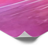 Levendig Tropisch Flamingo Glow Design Poster (Hoek)