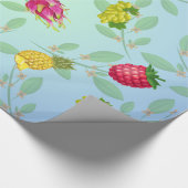 Levendig Tropisch Fruit Zomer Cadeauverpakking Pap Cadeaupapier (Hoek)