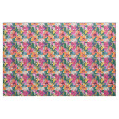 Levendig Tropisch Hibiscus Abstract weefsel Stof (Fat Quarter)