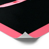 Levendig Tropisch Neon Fruit Design Poster (Hoek)