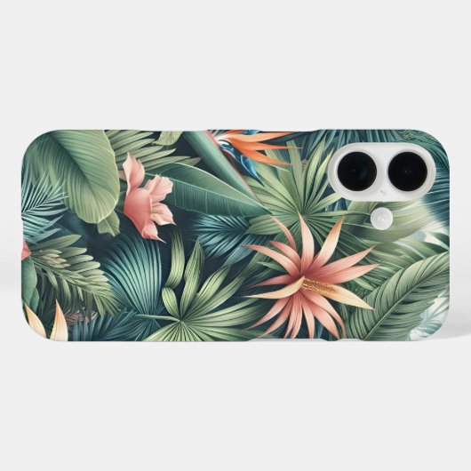 Levendig tropisch Oerwoud Case-Mate iPhone Case (Achterkant (horizontaal))