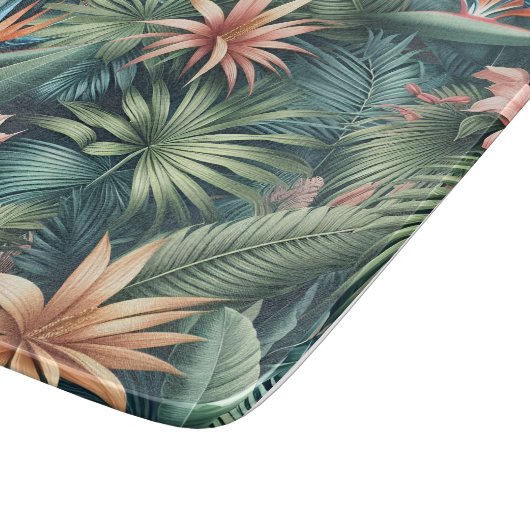 Levendig tropisch Oerwoud Snijplank (Hoek)