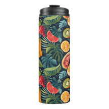 Levendig tropisch paradijs: Exotisch fruitontwerp