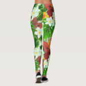 Levendig Tropisch Regenwoud Leggings (Achterkant)