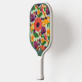 Levendig Tuin Bloemmotief Pickleball Paddle (Links)