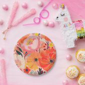 Levendig tuinfeest papieren bordje (Feest)