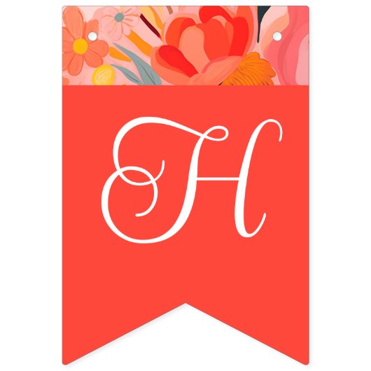 Levendig tuinfeest vlaggetjes (Tweede vlag)