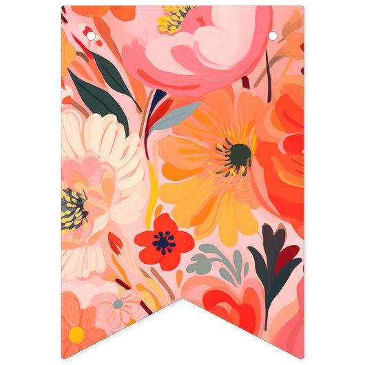 Levendig tuinfeest vlaggetjes (Eerste vlag)