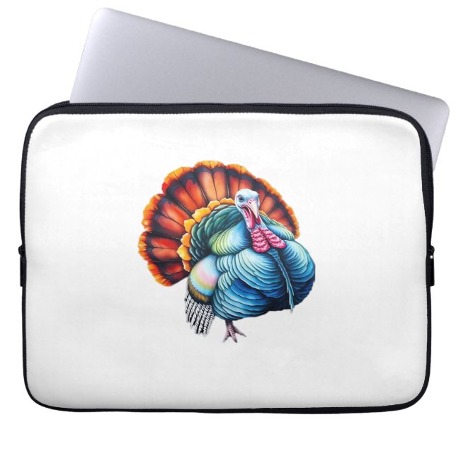 Levendig Turkije Pride Art Classic T-shirt Laptop Sleeve (Voorkant)