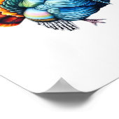 Levendig Turkije Pride Art Classic T-shirt Poster (Hoek)