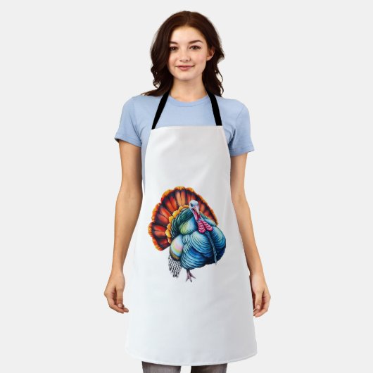 Levendig Turkije Pride Art Classic T-shirt Schort (Gedragen)