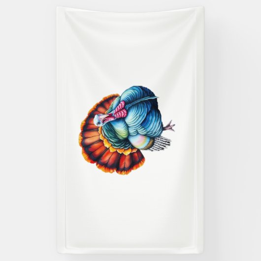 Levendig Turkije Pride Art Classic T-shirt Spandoek (Verticaal)