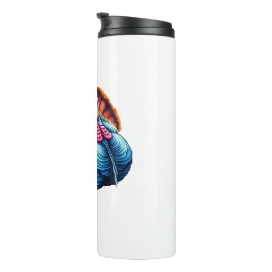 Levendig Turkije Pride Art Classic T-shirt Thermosbeker (Geroteerd rechts)