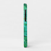 Levendig turquoise textuur patroon Case-Mate iPhone case (Achterkant/links)