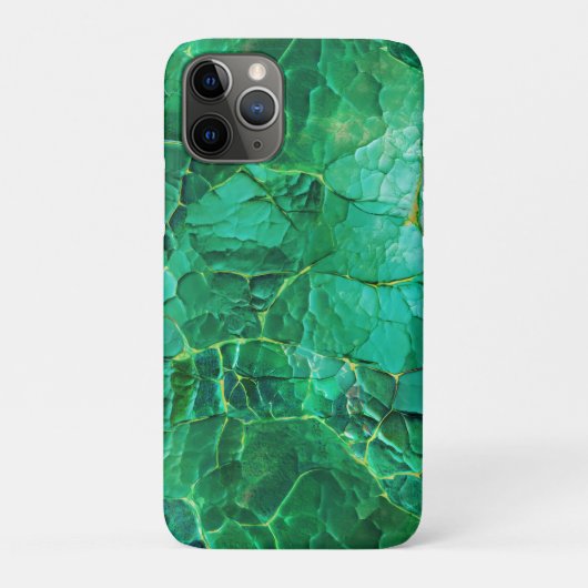 Levendig turquoise textuur patroon Case-Mate iPhone case (Achterkant)