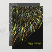 Levendig Varicolored Easy Favoriete Seizoen Feestdagenkaart (Voorkant / Achterkant)