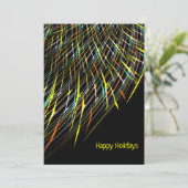 Levendig Varicolored Easy Favoriete Seizoen Feestdagenkaart (Staand voorkant)