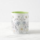 Levendig veld met wilde bloemen mok (Midden)