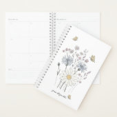 Levendig veld met wilde bloemen planner (Display)