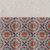 Levendig verdrietig Aztec motieven geometrisch pat Tegeltje