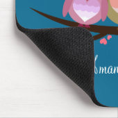 Levendig verkreukelen, vol van liefdeshart muismat (Hoek)