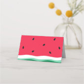 Levendig vers tropisch watermeloen zomerfeest plaatskaartje (Achterkant)