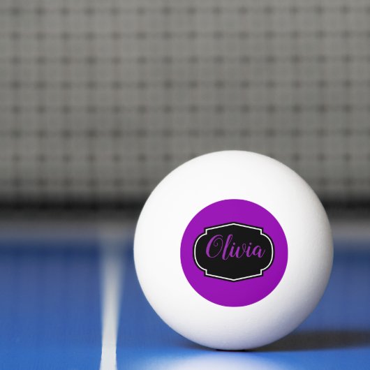 Levendig, vette Paarse persoonlijke Pingpongbal (Net)