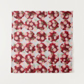 Levendig vierkant wandtapijt (57 x 57 inch) wandkleed (Voorkant (horizontaal))