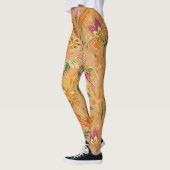 Levendig Vintage Bloemmotief Leggings (Links)