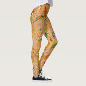 Levendig Vintage Bloemmotief Leggings (Rechts)