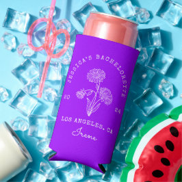 Levendig Violet Bachelorette September Geboorte Ma Seltzer Blikjeskoeler