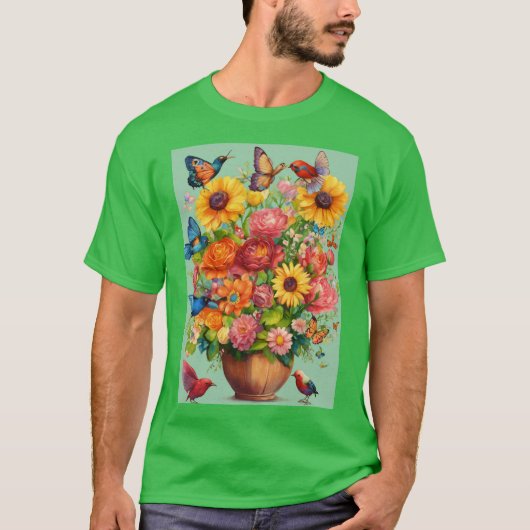 Levendig Vitamine Boeket T-Shirt Ontwerp (Voorkant)