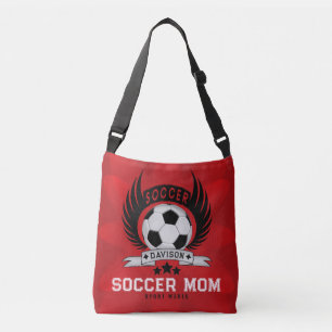 Levendig Voetbal Logo   Sportieve Verjaardagscadea Crossbody Tas