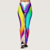 Levendig Vredeskunstwerk Leggings (Achterkant)
