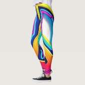 Levendig Vredeskunstwerk Leggings (Links)