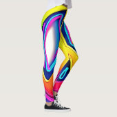 Levendig Vredeskunstwerk Leggings (Rechts)