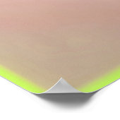 Levendig Vredeskunstwerk Poster (Hoek)