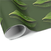 Levendig warm water op leder cadeaupapier (Rol Hoek)