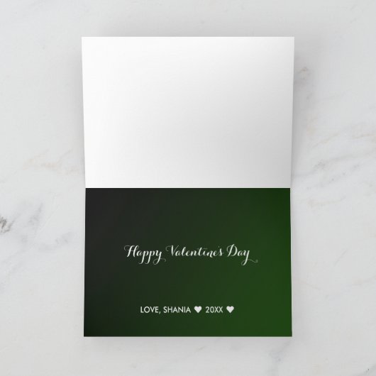 Levendig warm water op leder feestdagen kaart (Binnen)