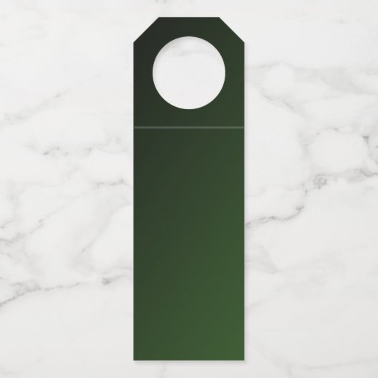 Levendig warm water op leder flessenhanger (Achterkant)