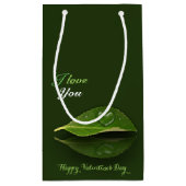 Levendig warm water op leder klein cadeauzakje (Achterkant)