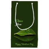 Levendig warm water op leder klein cadeauzakje (Voorkant)