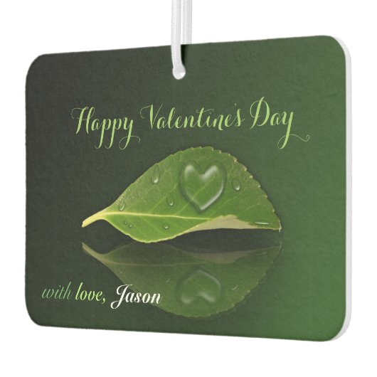 Levendig warm water op leder luchtverfrisser (Links)