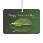 Levendig warm water op leder luchtverfrisser (Voorkant)