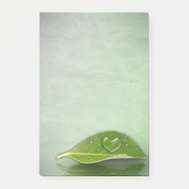 Levendig warm water op leder post-it® notes